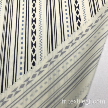 Tissu en coton / viscose / pol High Spandex